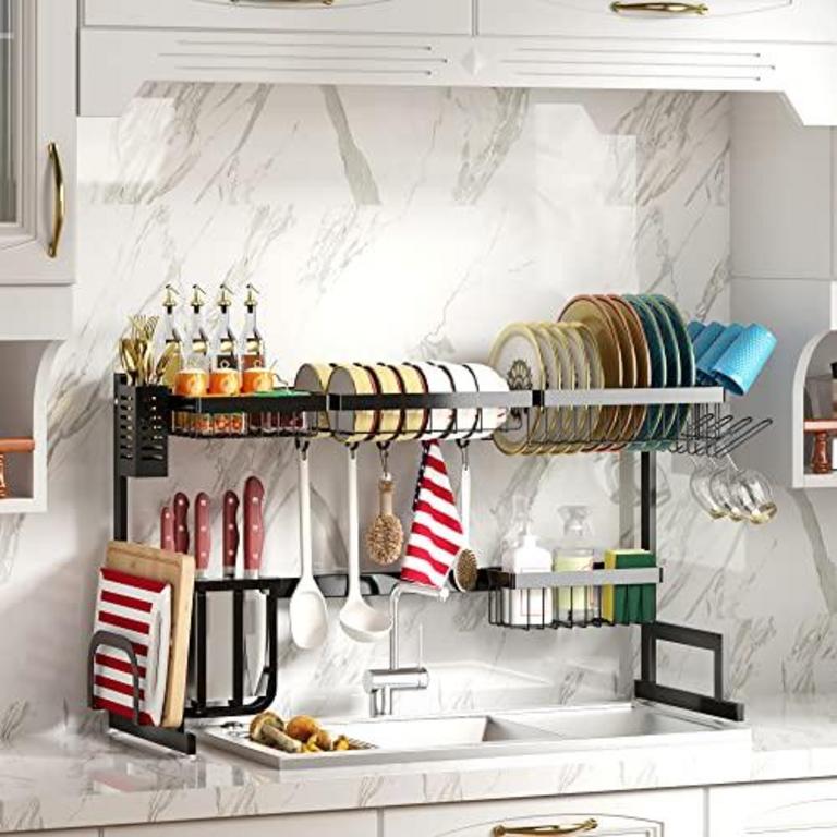 Zipperbuy PUSDON OVER SINK DRYING RACK