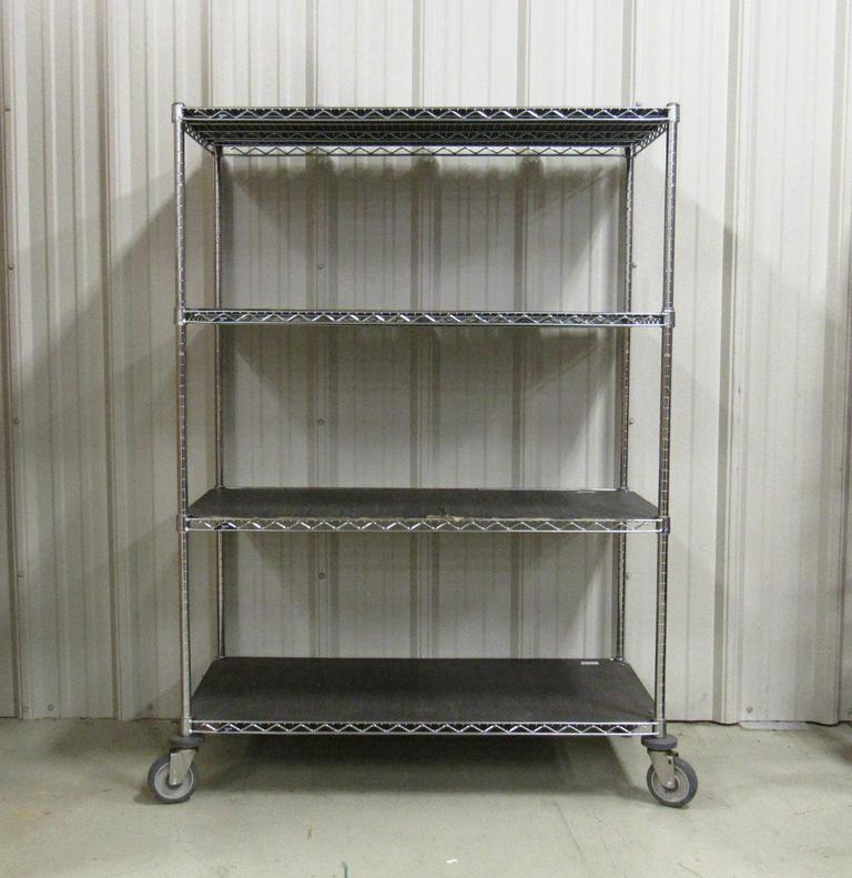 Auction Ohio Mobile Shelving Unit