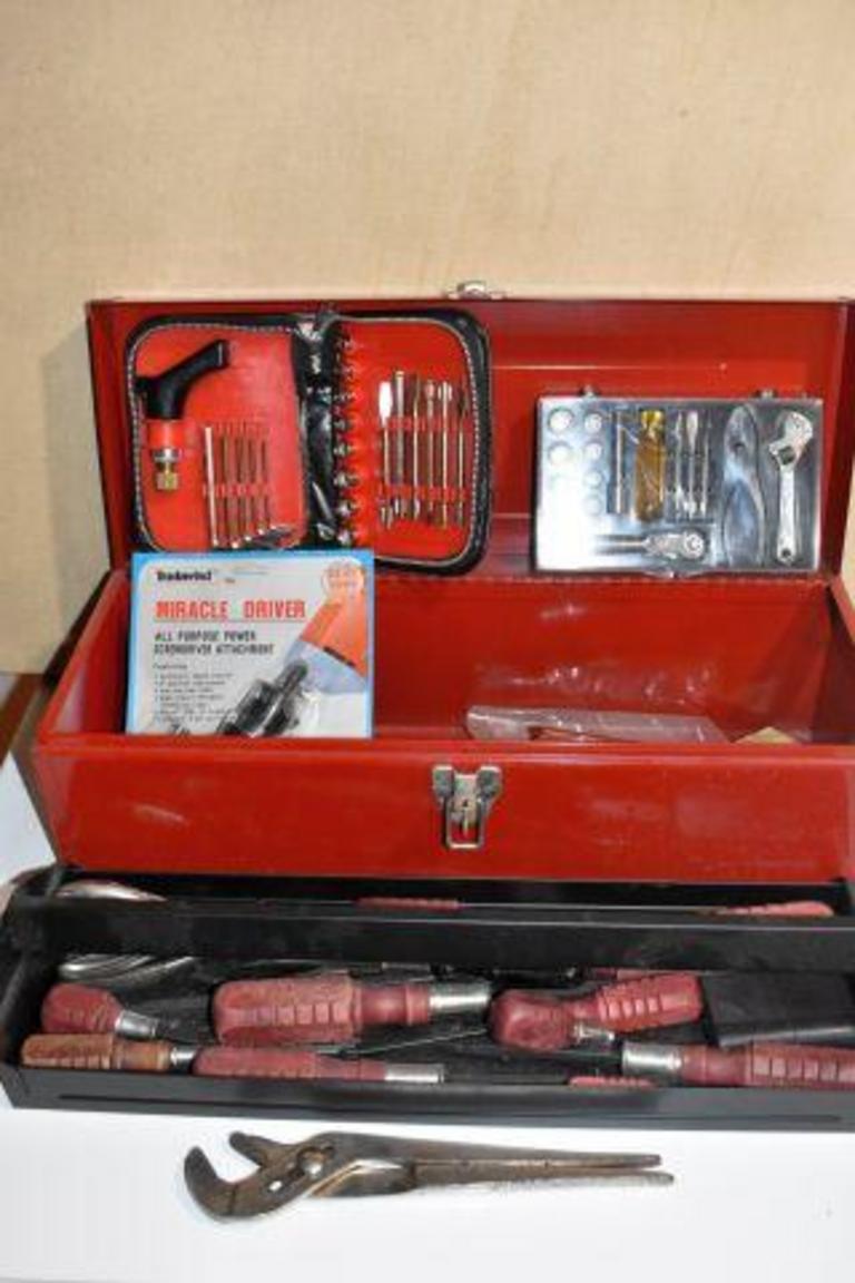 Auction Ohio Tools Box & Hand Tools