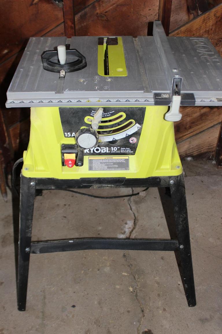 Auction Ohio Ryobi Table Saw