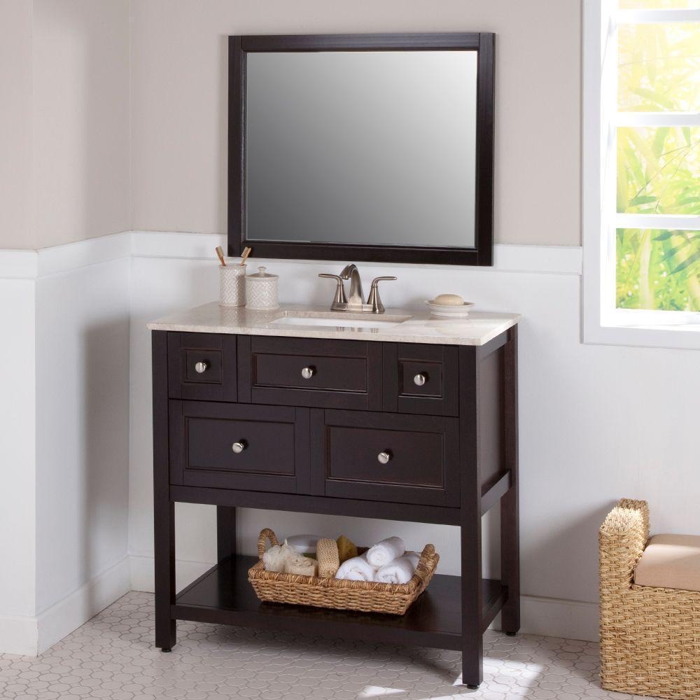 Auction Ohio Glacier Bay Vanity Combo