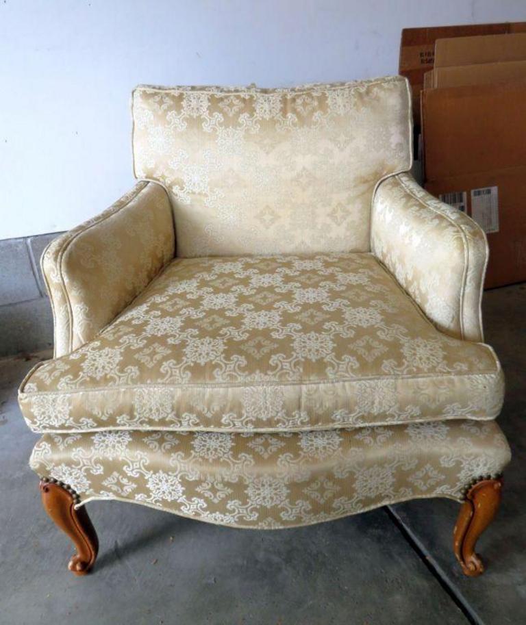 Brocade armchair discount