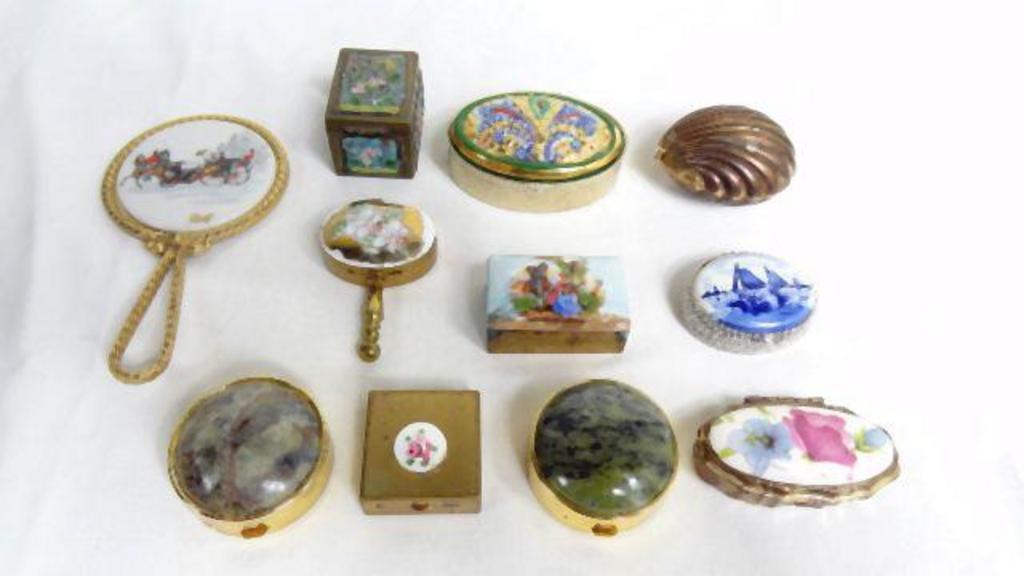 Auction Ohio Vintage Pill Boxes