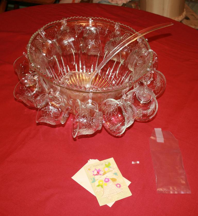 Auction Ohio Punch Bowl Set