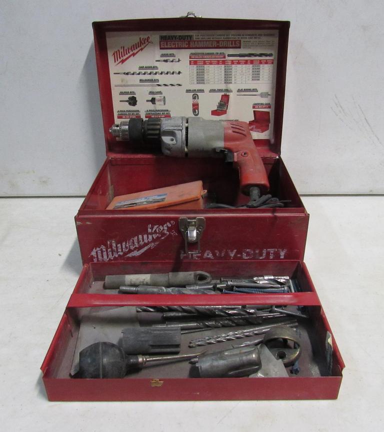 Auction Ohio Milwaukee Hammer Drill
