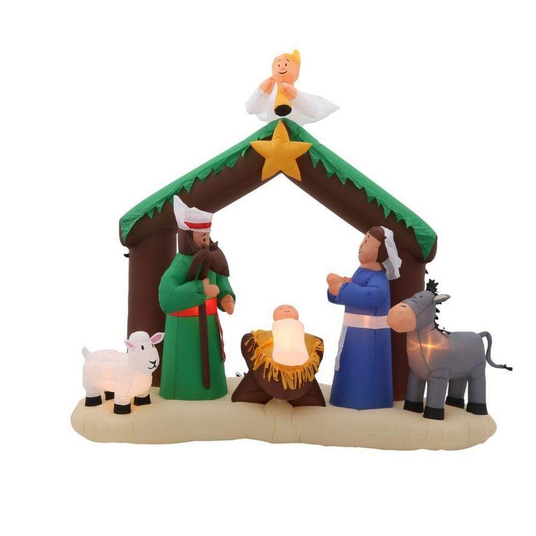 Auction Ohio INFLATABLE NATIVITY SCENE