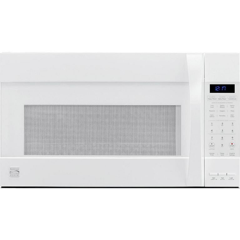 kenmore microwave white