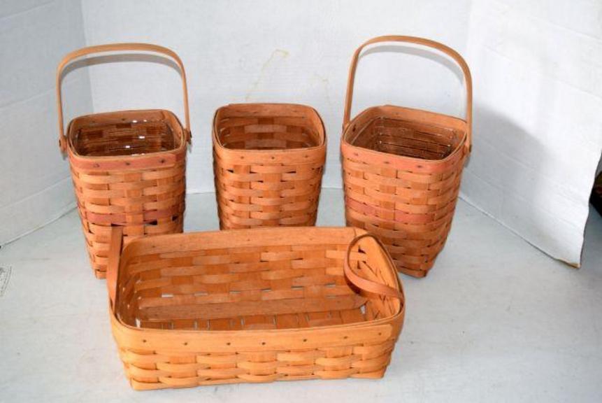 Auction Ohio Four Longaberger Baskets