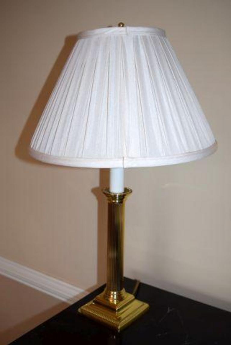 Auction Ohio Baldwin Brass Lamp