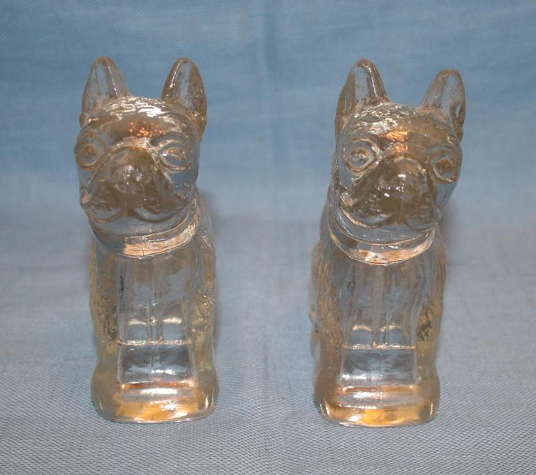 Auction Ohio Clear Glass Bulldogs