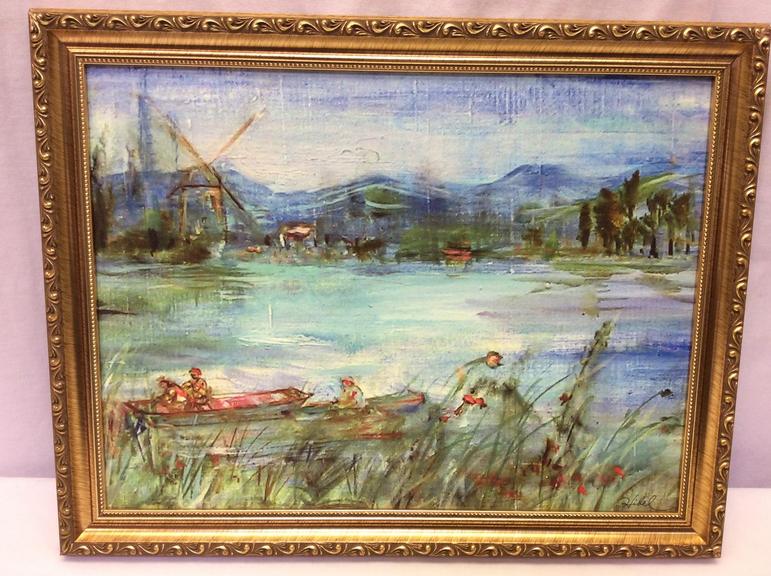 Auction Ohio Framed Art by Hibel