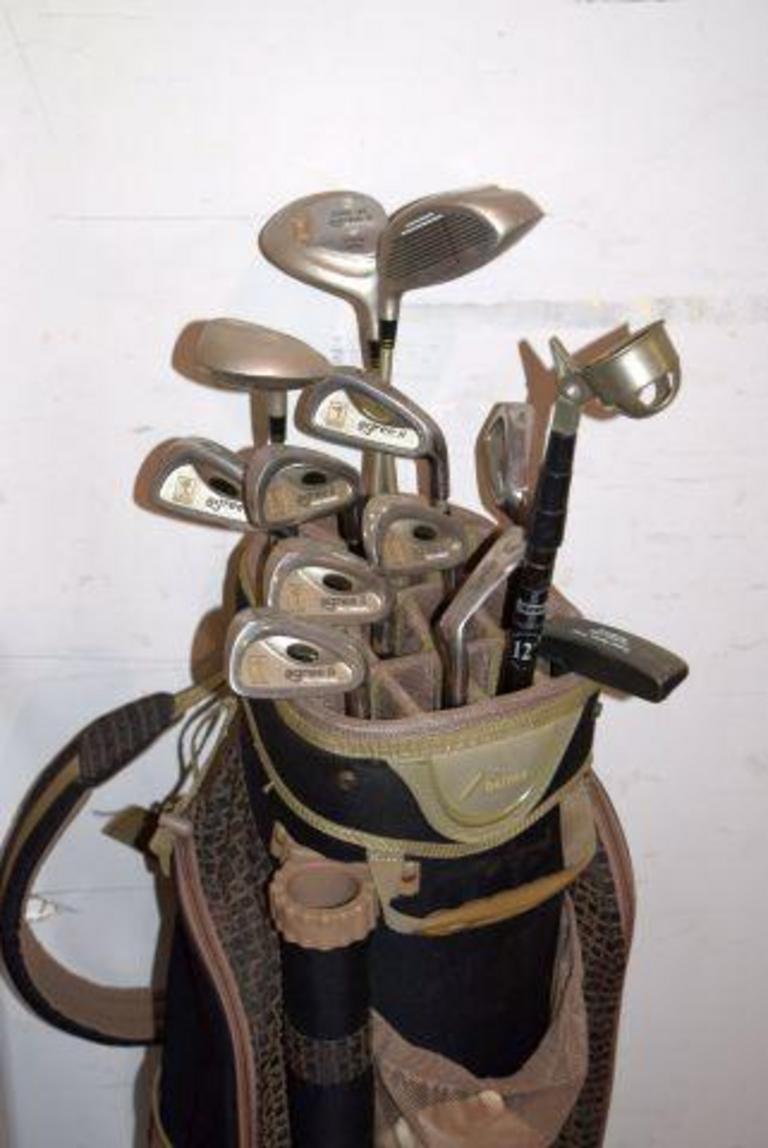 Auction Ohio LPGA Agree II Golf Clubs & Bag