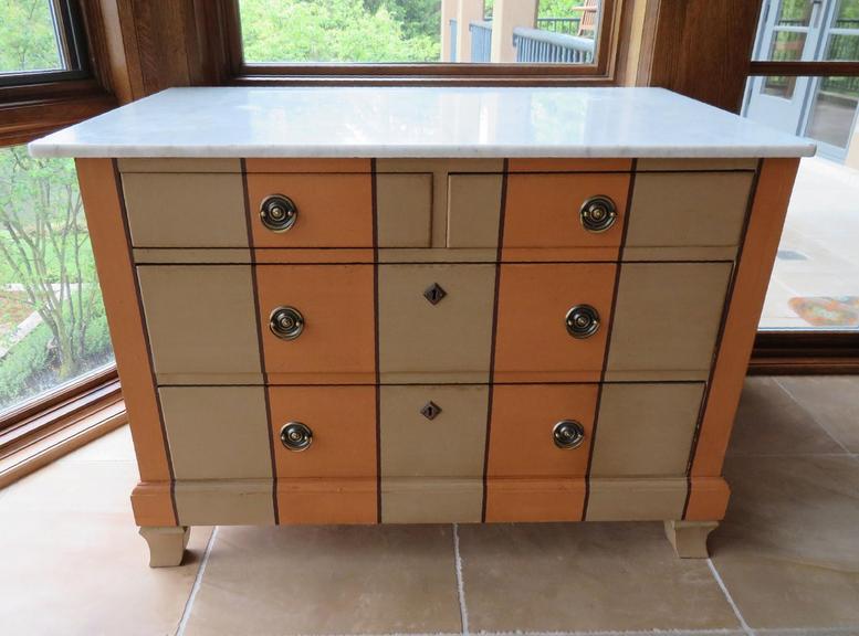 Auction Ohio Marble Top Chest