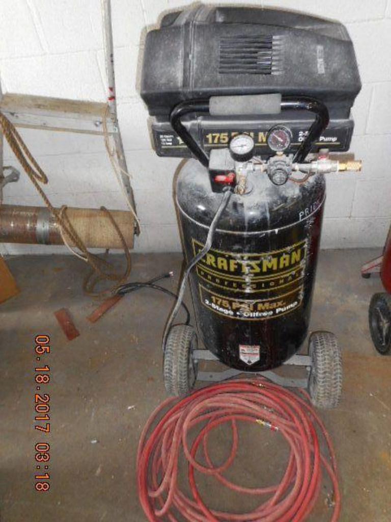 Craftsman professional 60 gallon deals air compressor 175 psi