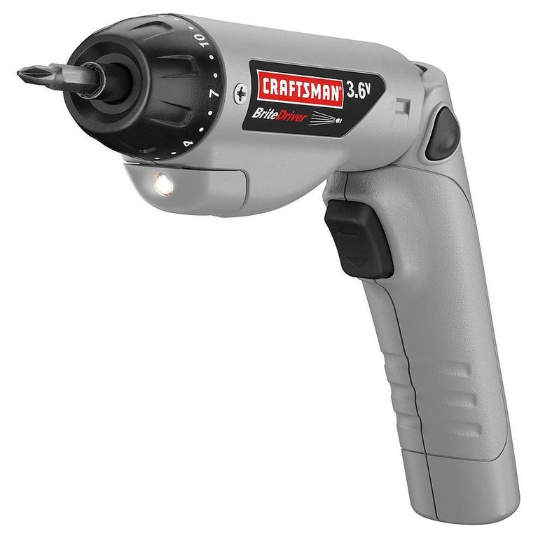 Craftsman cordless deals screwdriver 3.6 v