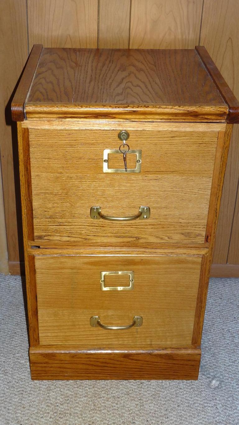 Wood Filing Cabinet