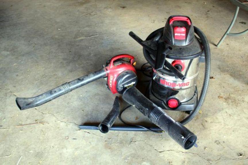 Auction Ohio SHOP VAC & LEAF BLOWER