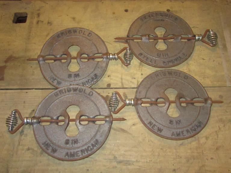 Auction Ohio Vintage Stove Dampers