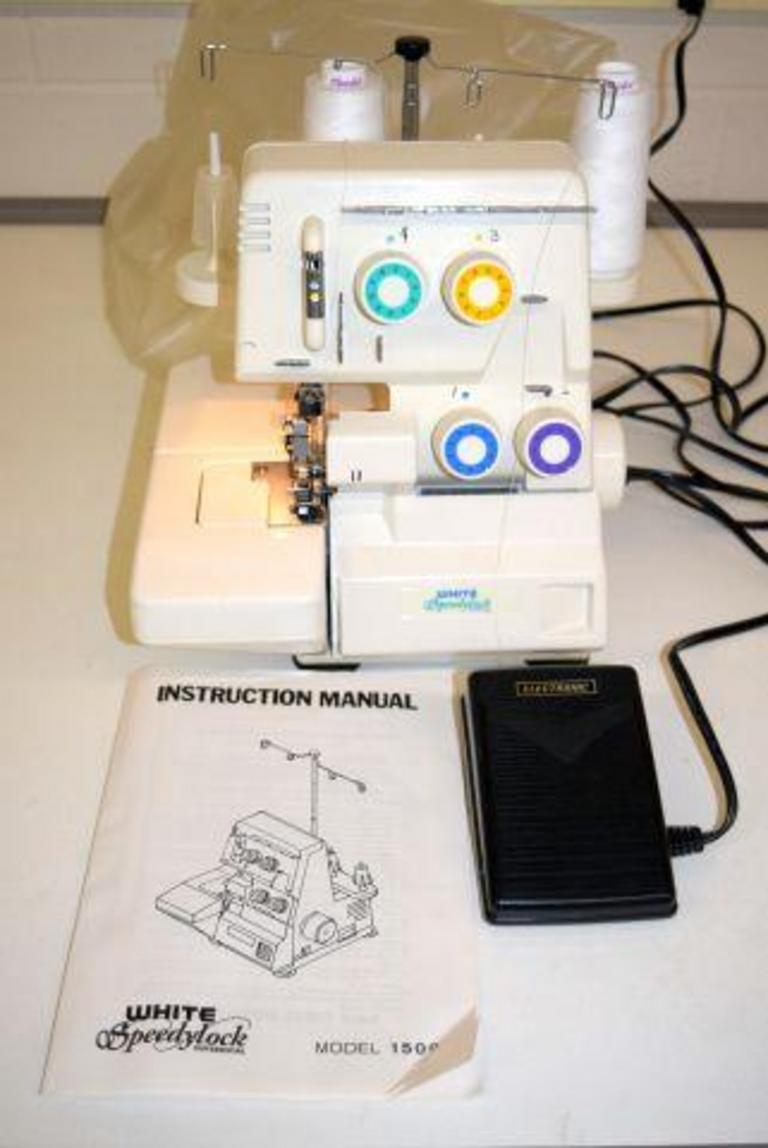 white serger machines