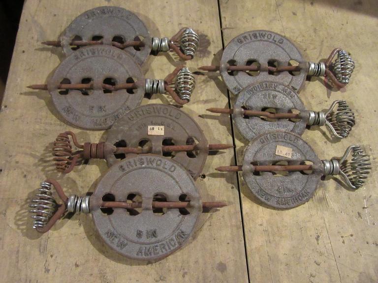 Auction Ohio Vintage Stove Dampers