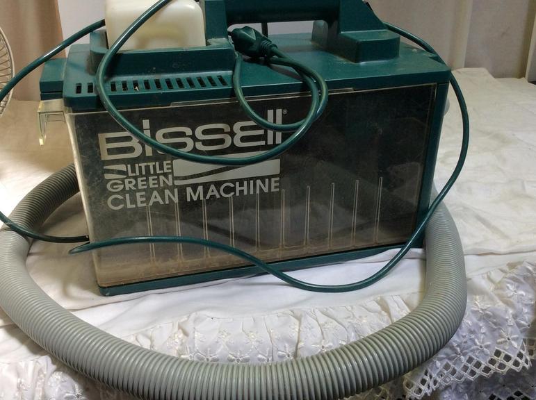 bissell little green sofa