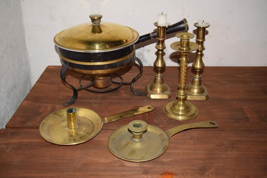 Auction Ohio Vintage Brass Items