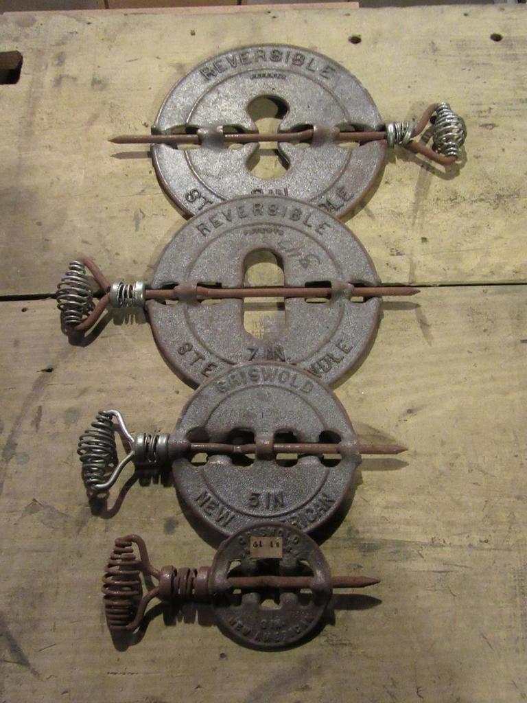 Auction Ohio Vintage Stove Dampers