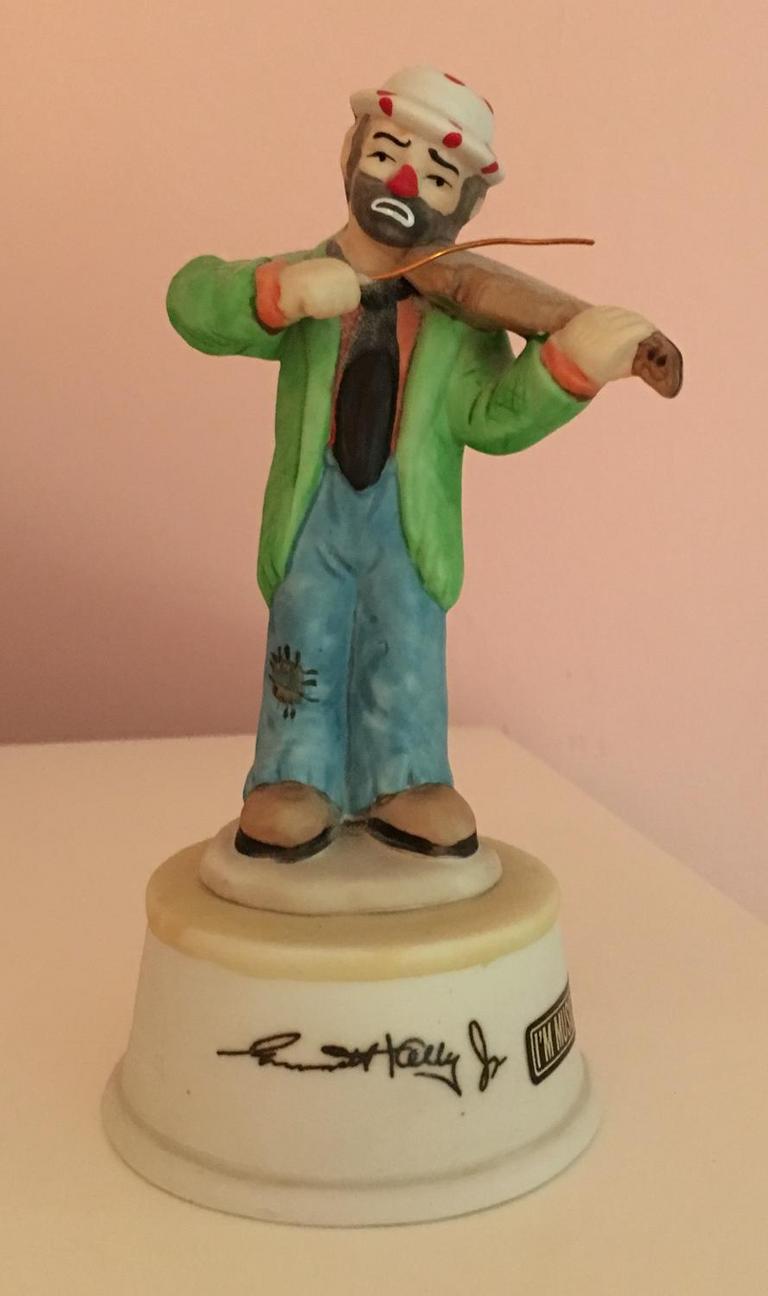 Auction Ohio Emmet Kelly Clown Music Box