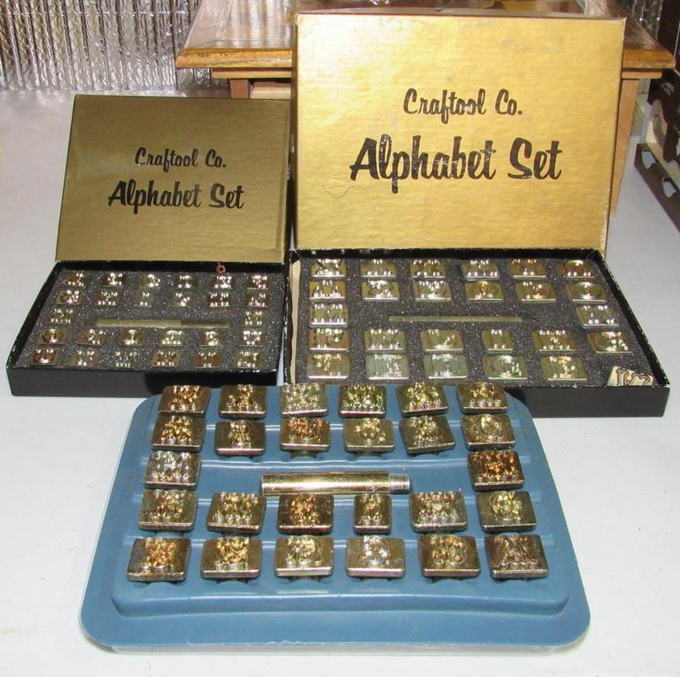 Auction Ohio Craftool Leather Stamp Kits