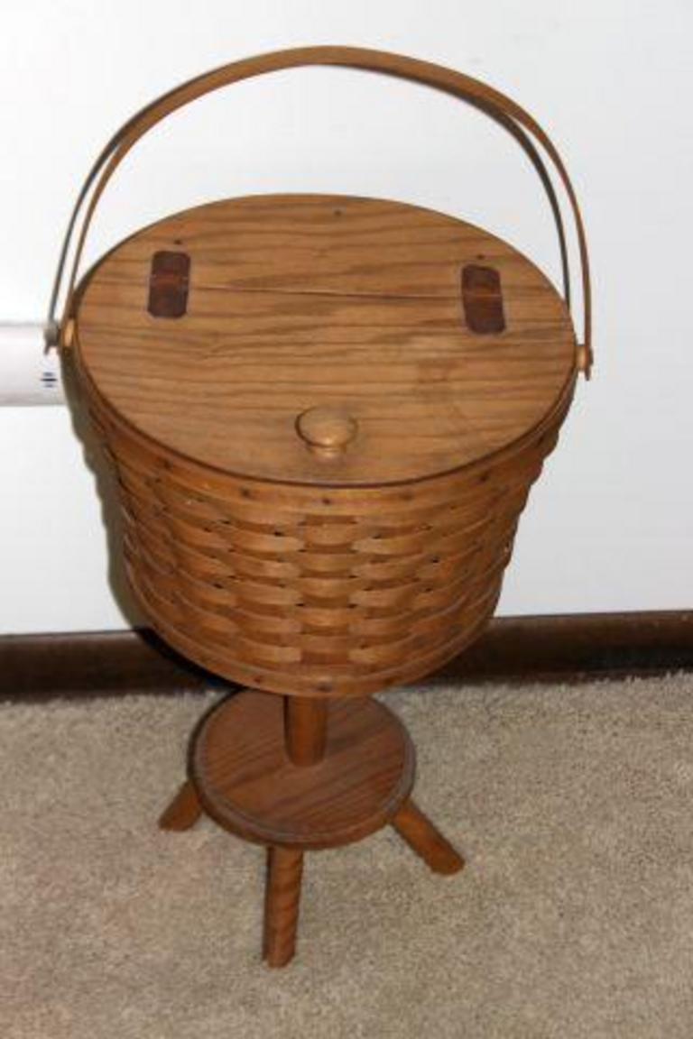Auction Ohio Longaberger Basket Stand