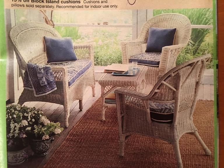 Auction Ohio NEW Wicker Furniture Set