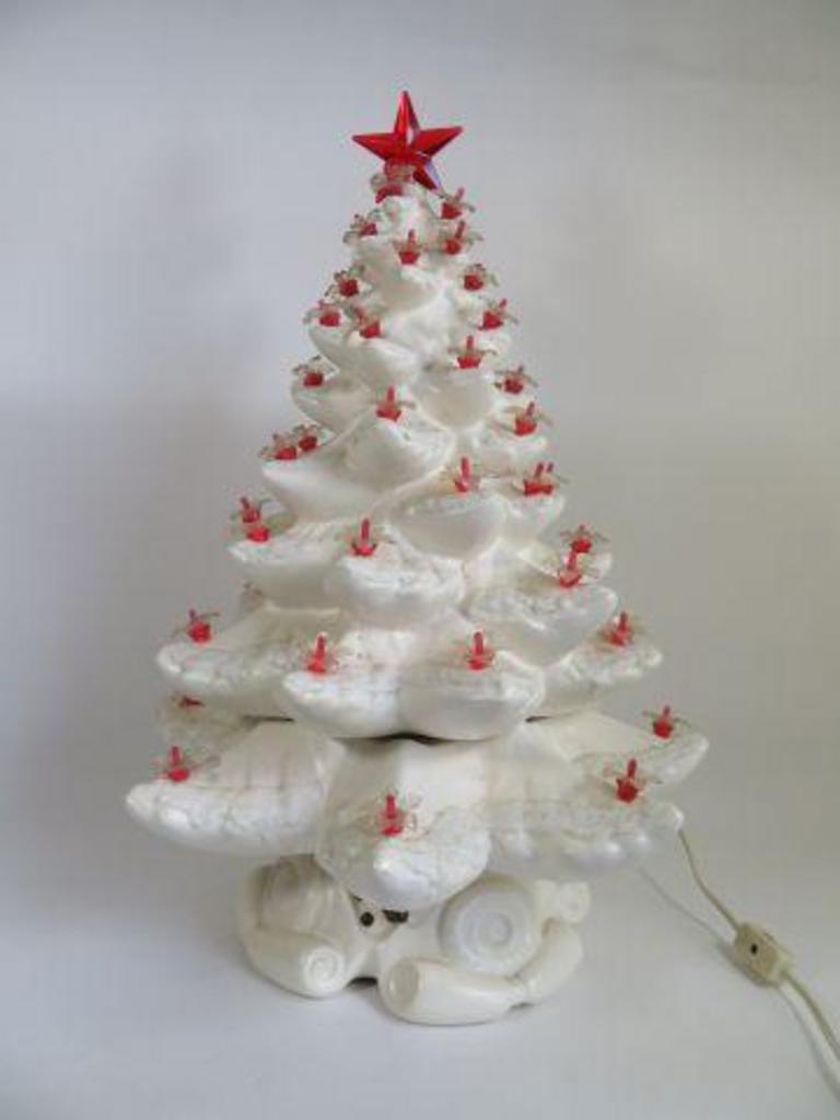 White Ceramic Christmas Tree