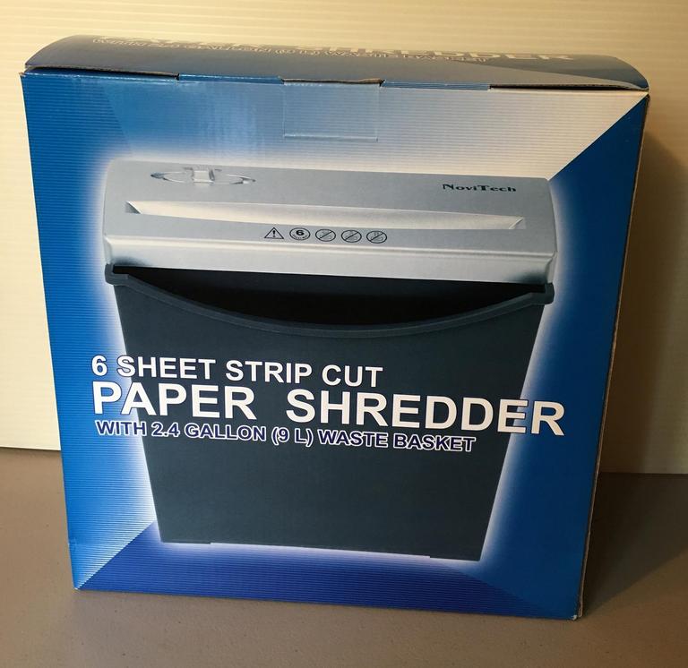 Auction Ohio NEW Paper Shredder 6 Sheet