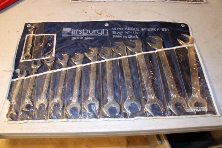 Auction Ohio Pittsburgh Angle Wrench Set