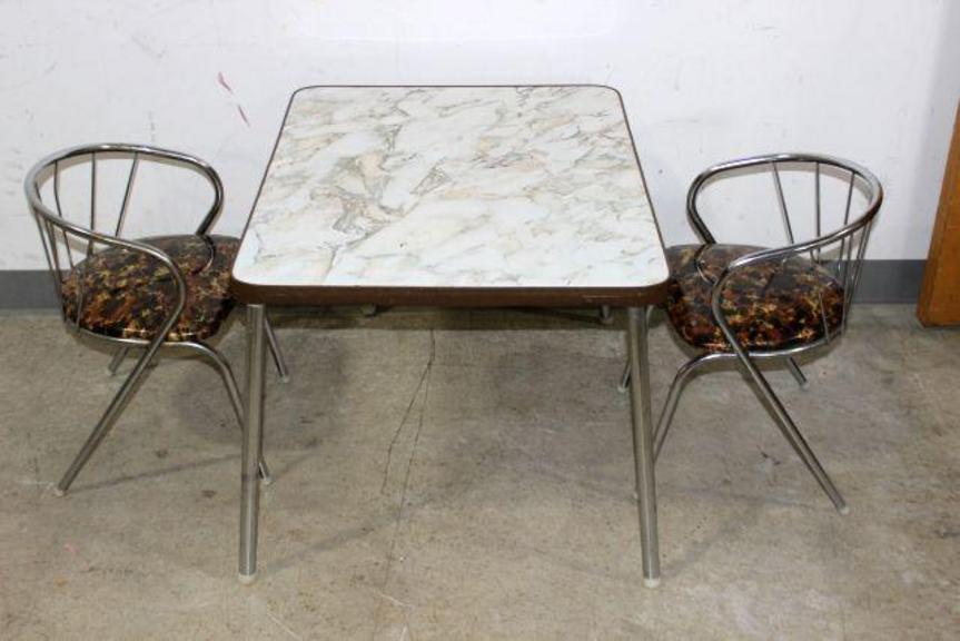 Vintage childrens table online and chairs