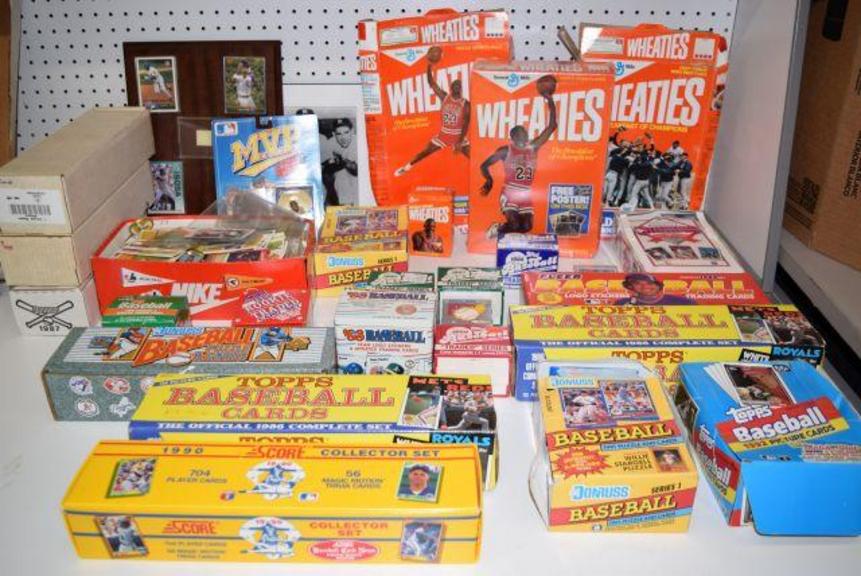 Auction Ohio Baseball Cards & Cereal Boxes