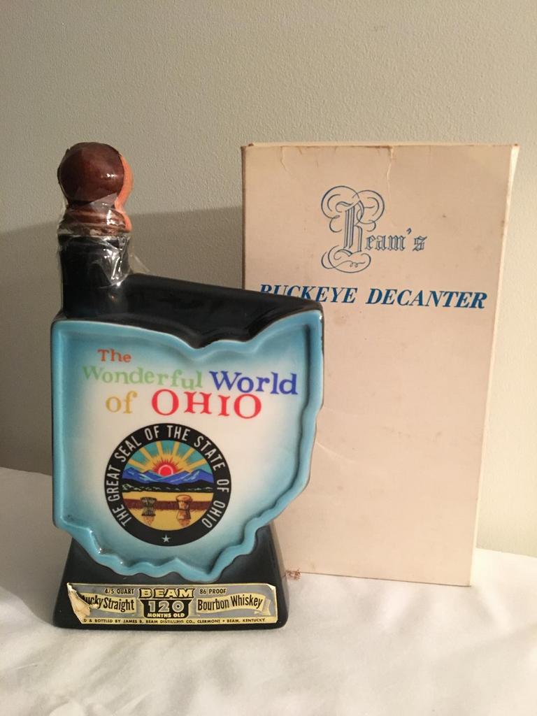 Auction Ohio Jim Beam Decanter
