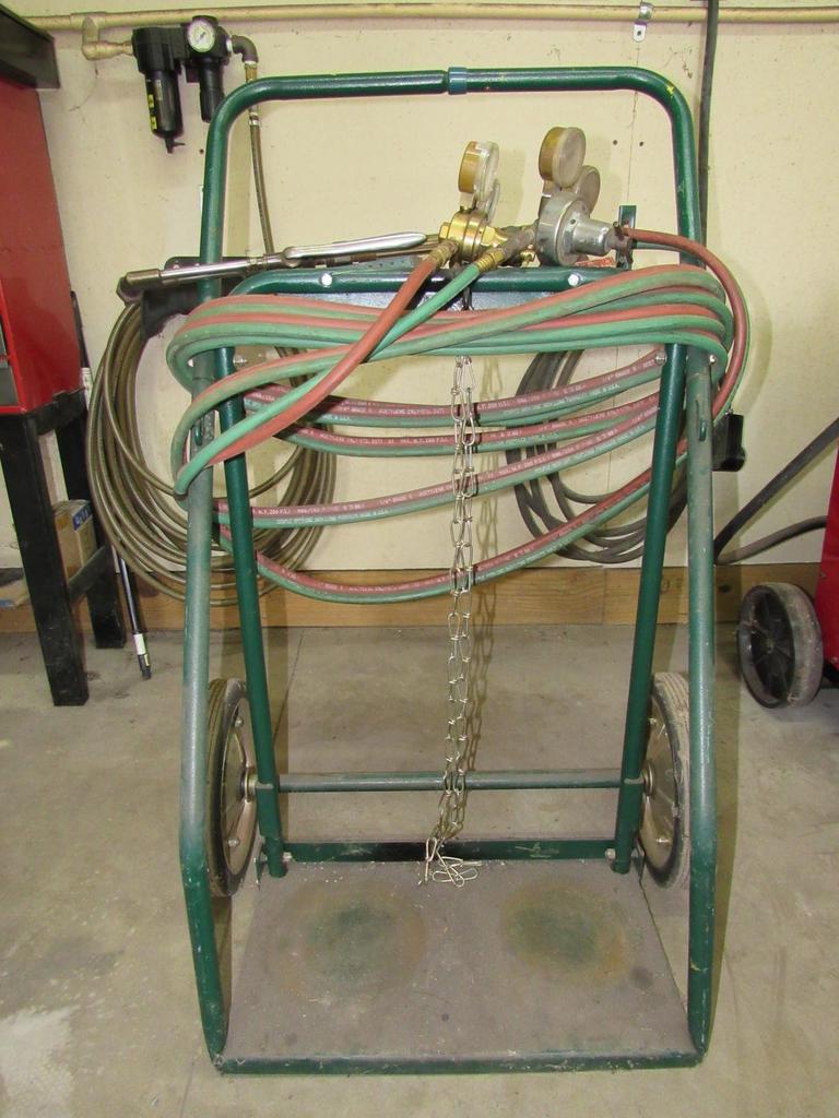 Auction Ohio Oxygen/Acetylene Cart
