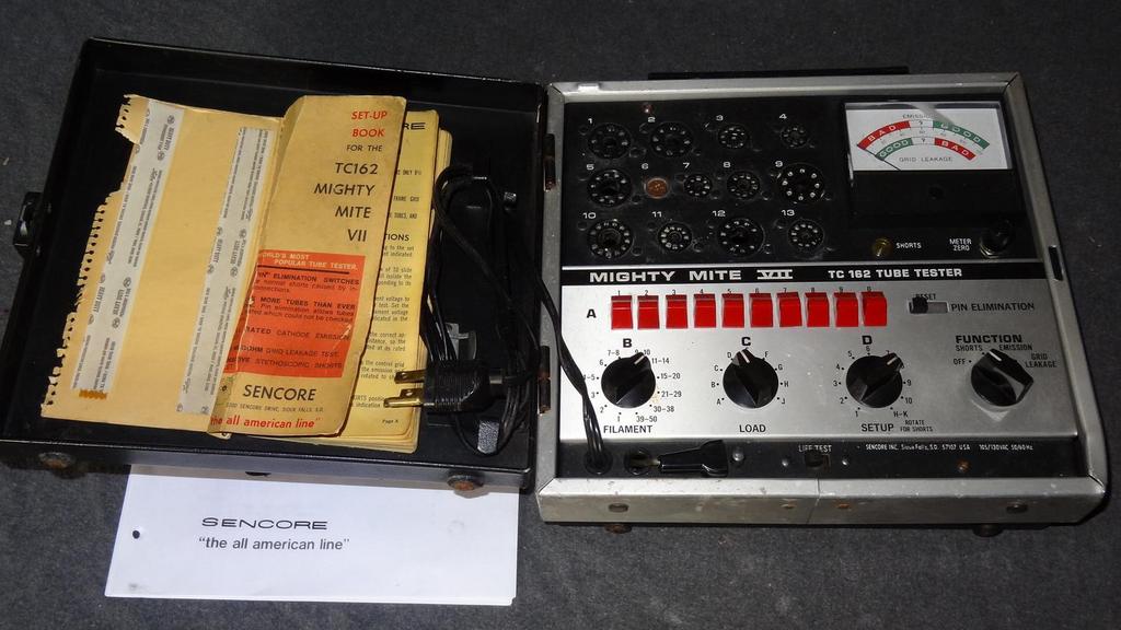 Auction Ohio Vintage Tube Tester