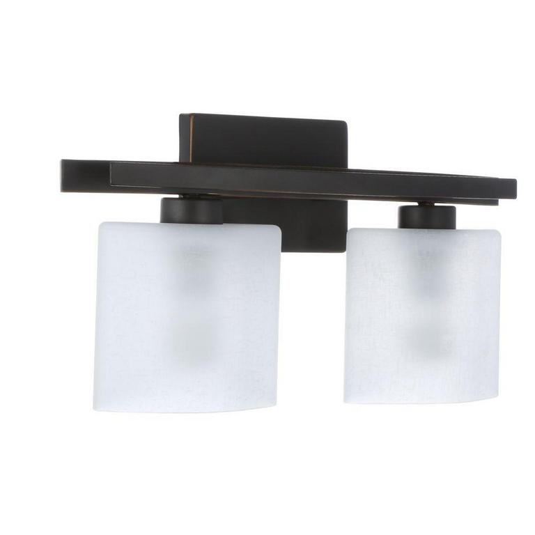 HAMPTON BAY 2 LIGHT SCONCE
