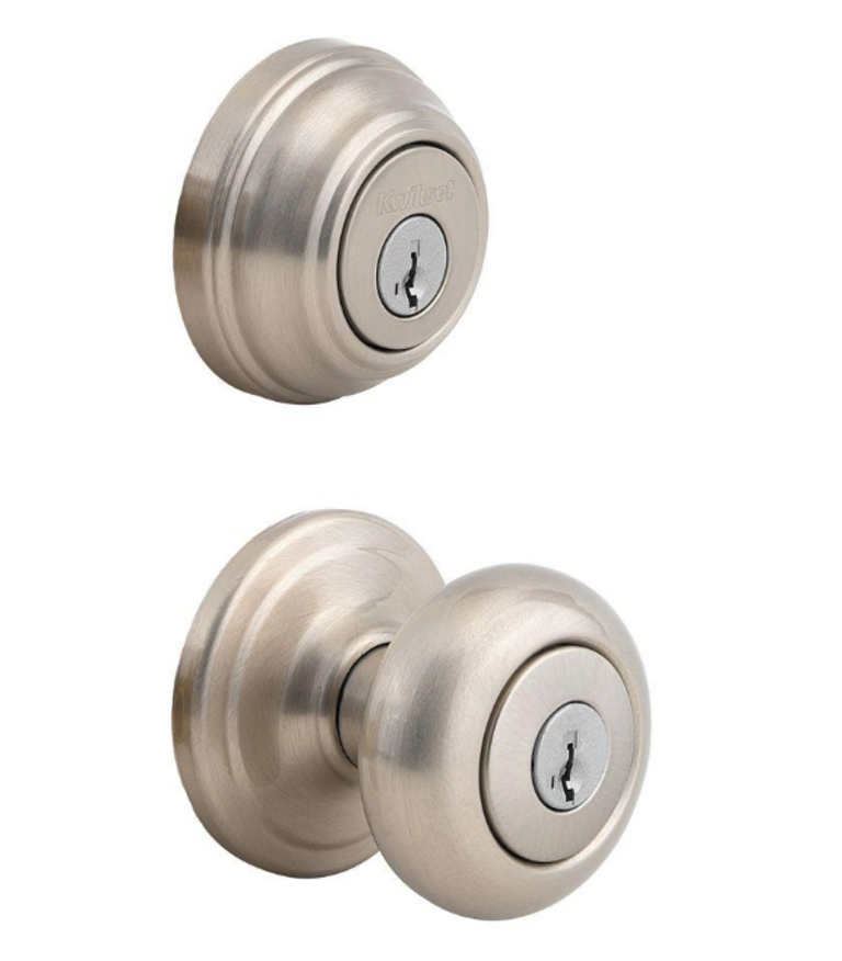 ENTRY DOOR KNOB AND DEADBOLT