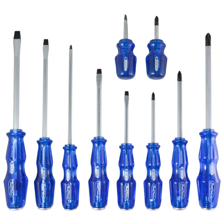 10-PIECE SCREWDRIVER SET