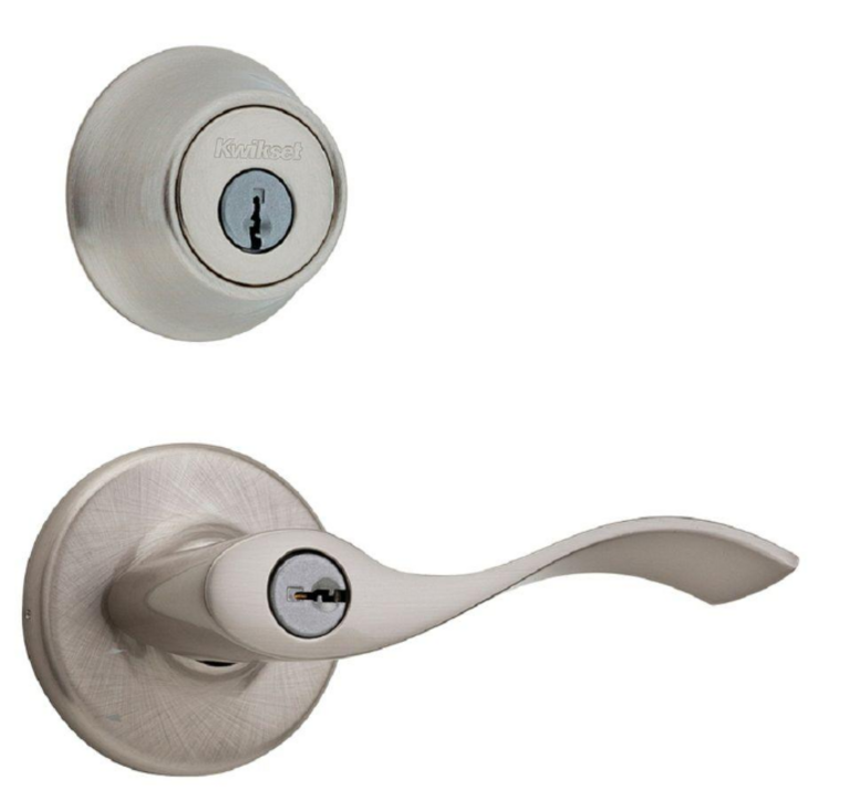 ENTRY DOOR LEVER AND DEADBOLT