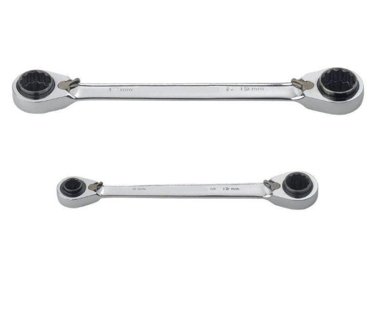 2-PIECE RATCHETING WRENCH SET