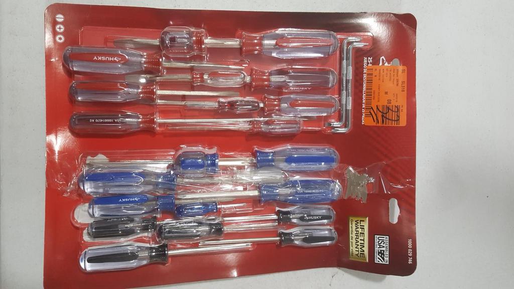 HUSKY 25 PIECE SCREWDRIVER SET