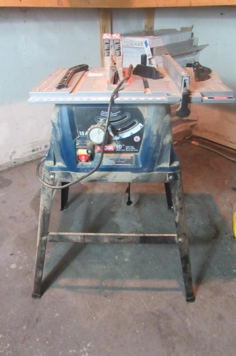 Ryobi table saw with deals steel stand