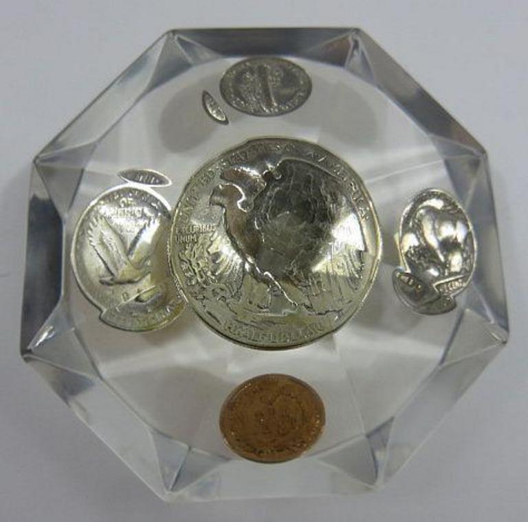Auction Ohio U.S. Coin Paperweight