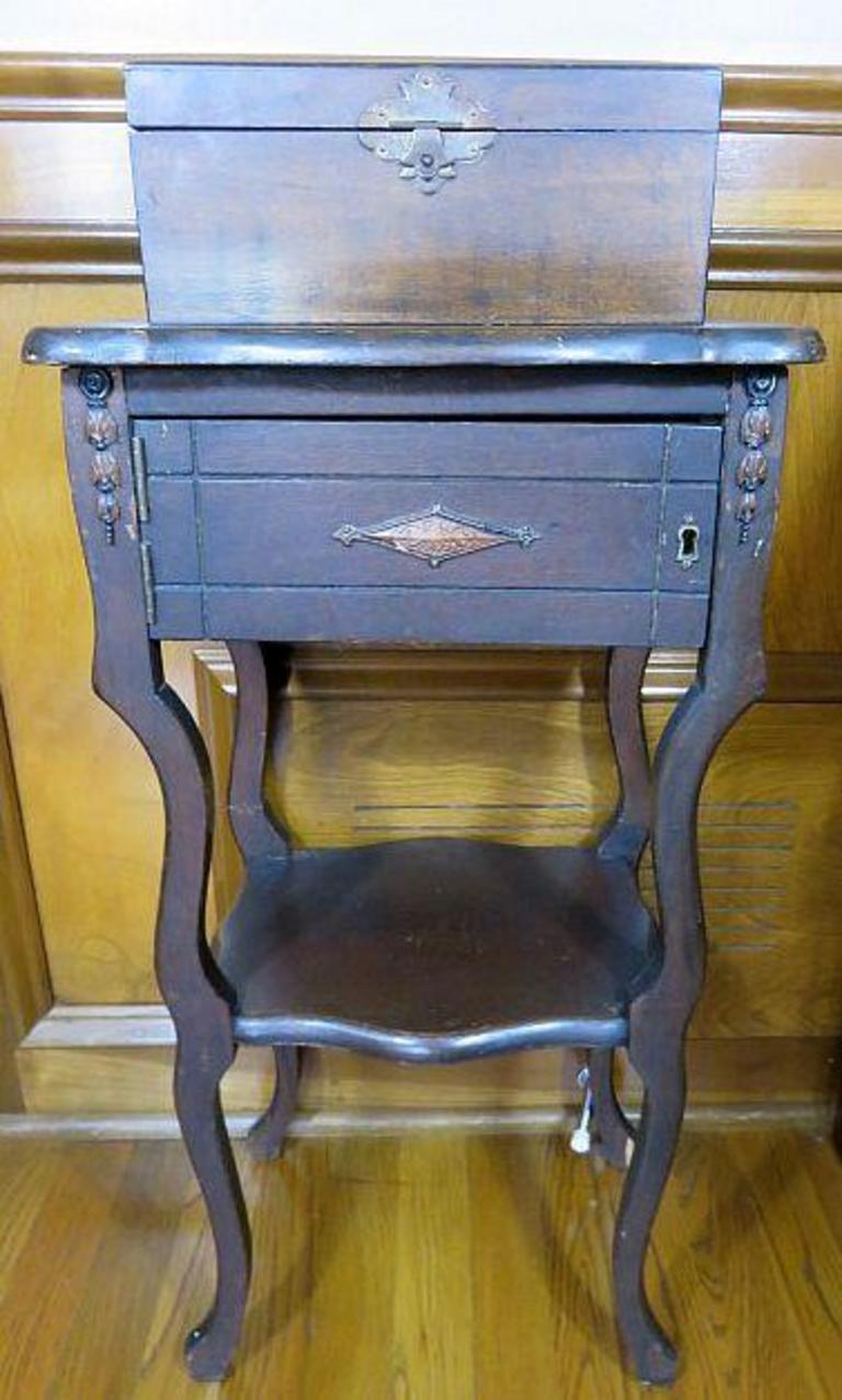Auction Ohio Antique Smoking Stand