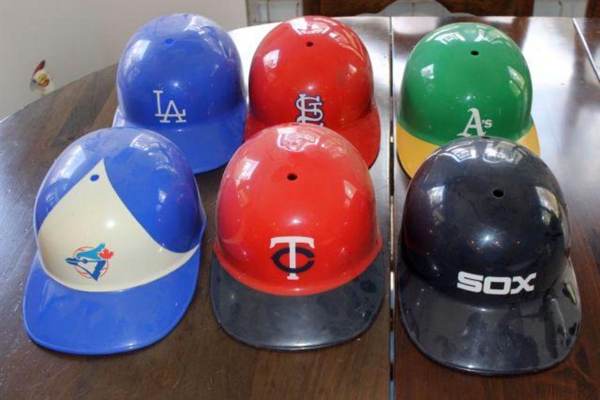 plastic baseball helmets