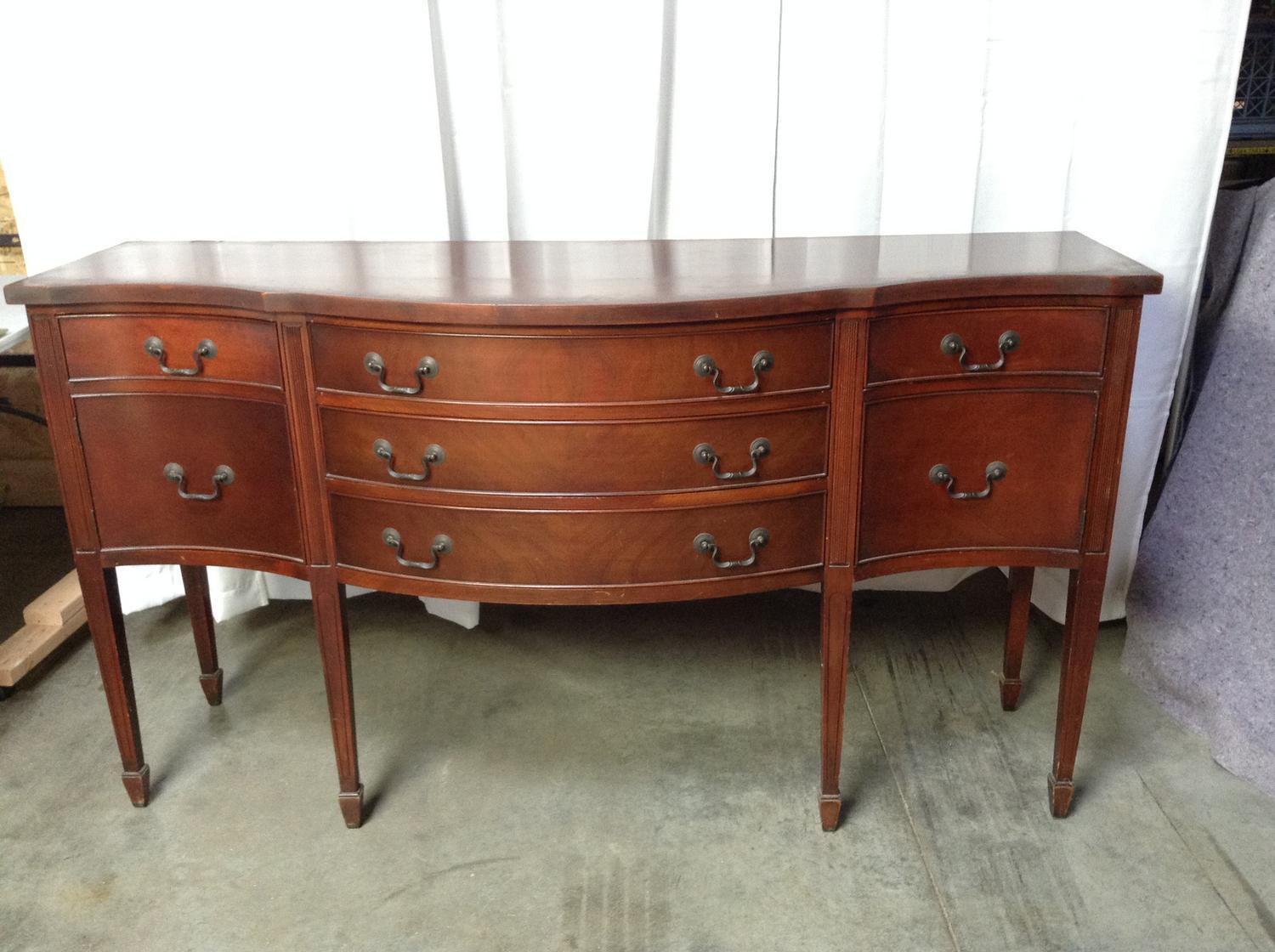 antique buffet cabinet